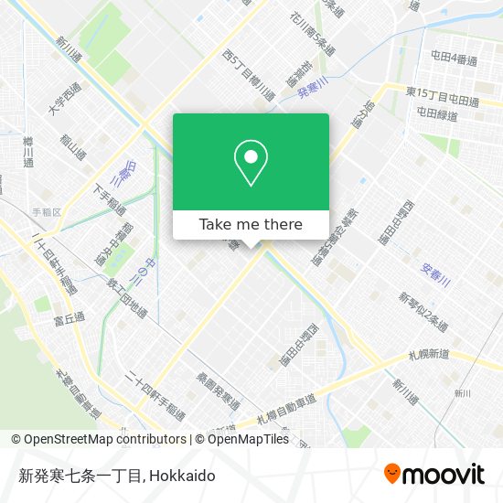 新発寒七条一丁目 map