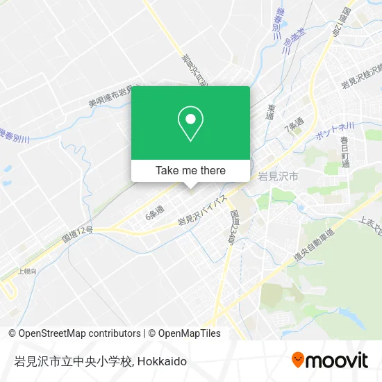 岩見沢市立中央小学校 map