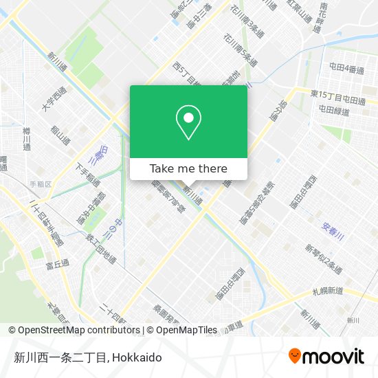 新川西一条二丁目 map