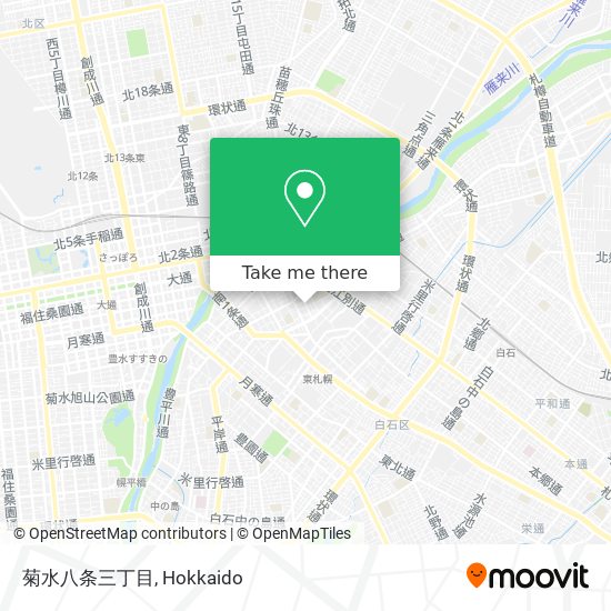 菊水八条三丁目 map