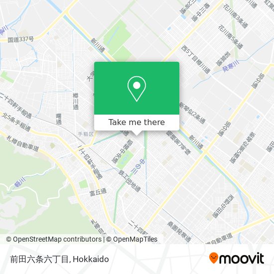 前田六条六丁目 map