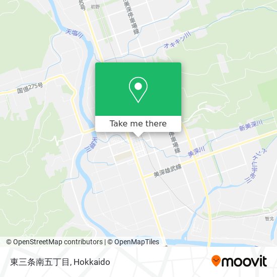 東三条南五丁目 map