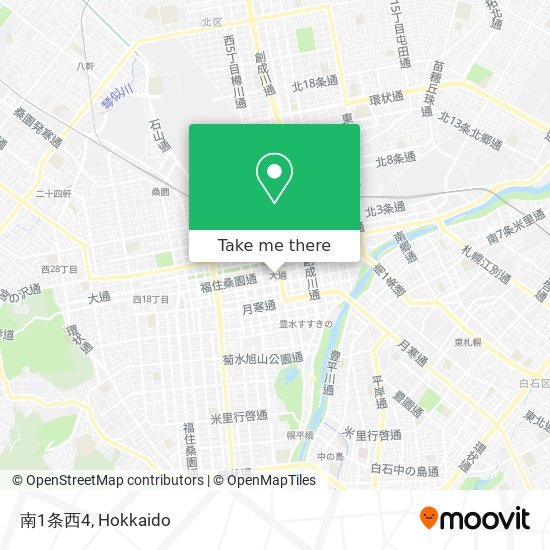 南1条西4 map