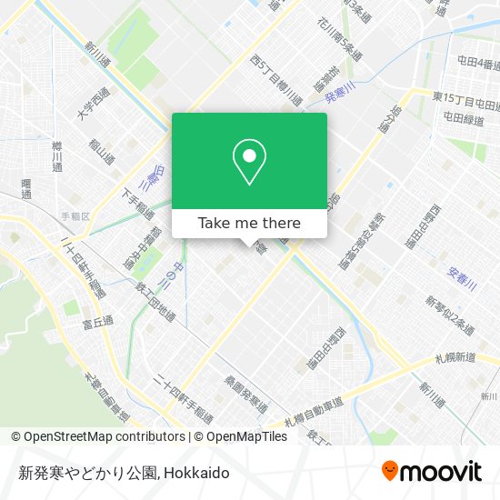 新発寒やどかり公園 map