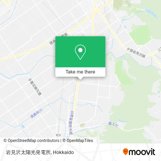 岩見沢太陽光発電所 map