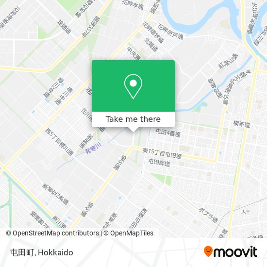 屯田町 map
