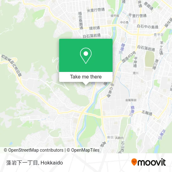 藻岩下一丁目 map