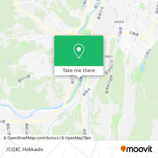 川沿町 map
