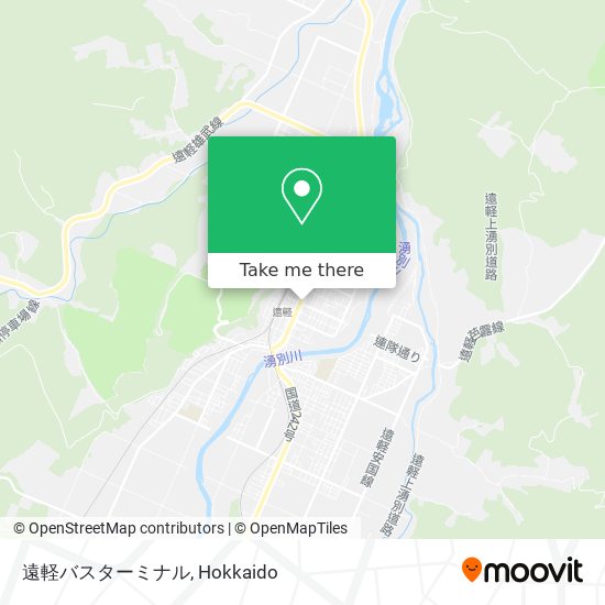 遠軽バスターミナル map