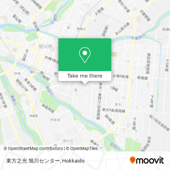 東方之光 旭川センター map