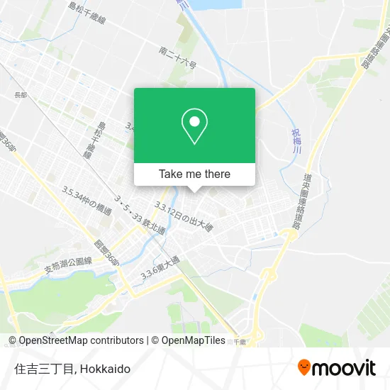 Sumiyoshi 3-Chome map