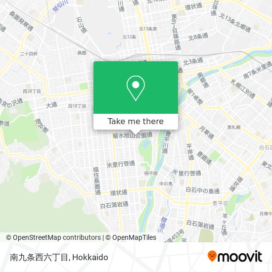 南九条西六丁目 map