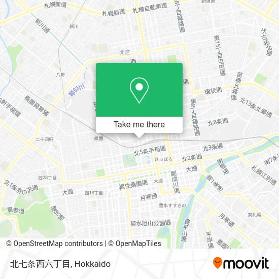 North 7th Street West 6th map