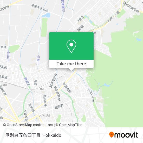 厚別東五条四丁目 map