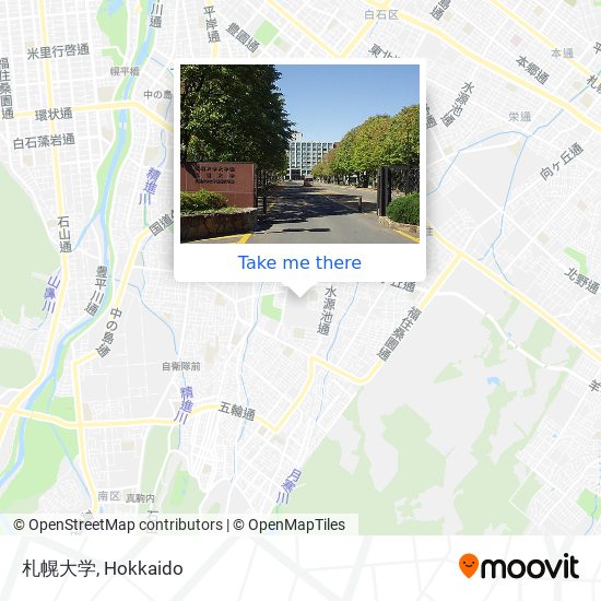 札幌大学 map