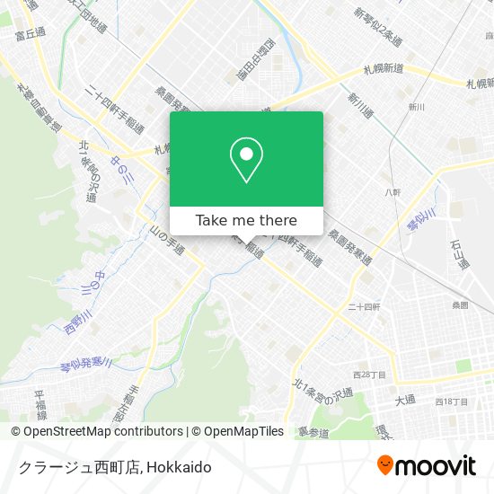 クラージュ西町店 map