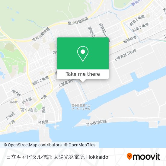 日立キャピタル信託 太陽光発電所 map