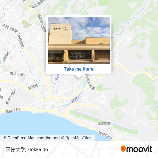 Hakodate University map