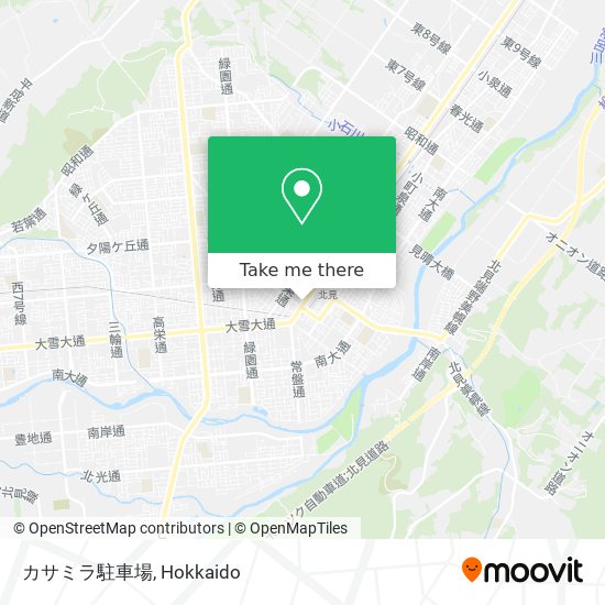 カサミラ駐車場 map
