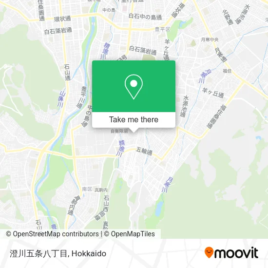 澄川五条八丁目 map