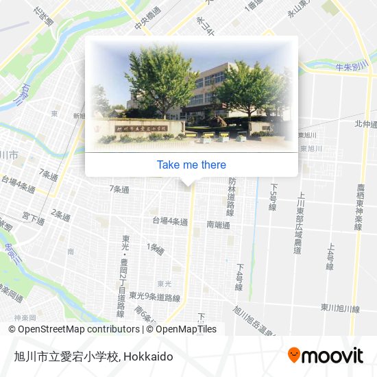 旭川市立愛宕小学校 map