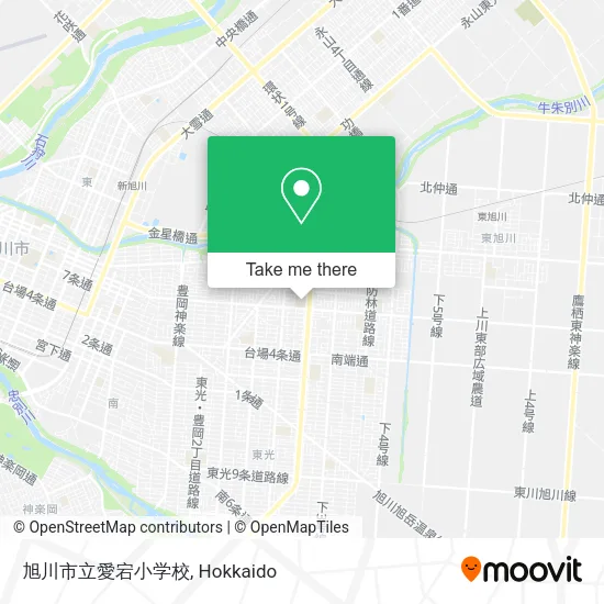 旭川市立愛宕小学校 map