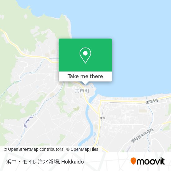 浜中・モイレ海水浴場 map