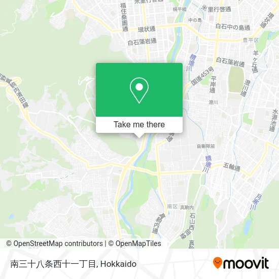 南三十八条西十一丁目 map