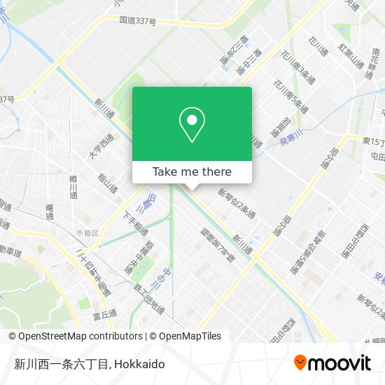 新川西一条六丁目 map