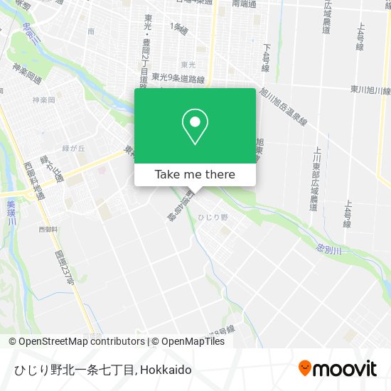 ひじり野北一条七丁目 map