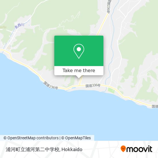 浦河町立浦河第二中学校 map