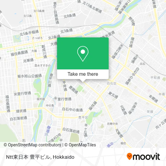 Ntt東日本 豊平ビル map