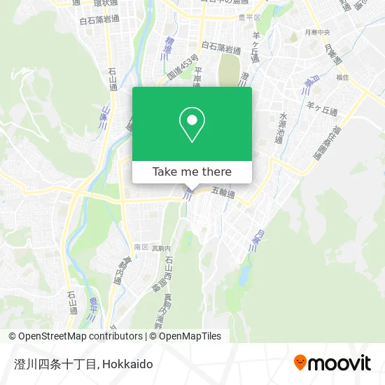 澄川四条十丁目 map