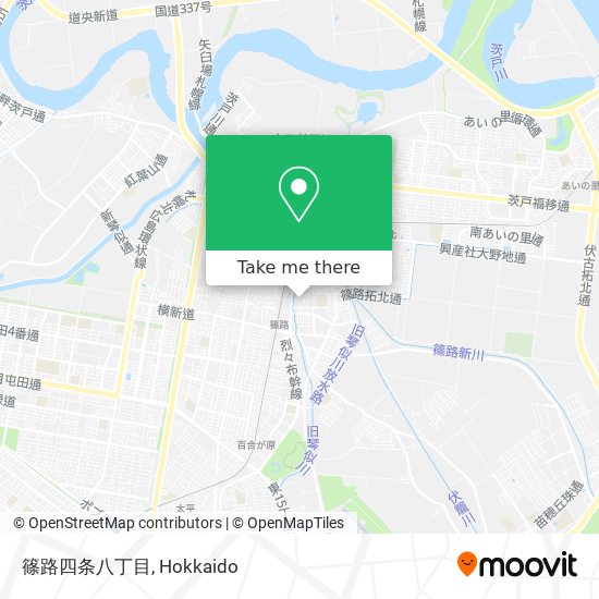 篠路四条八丁目 map