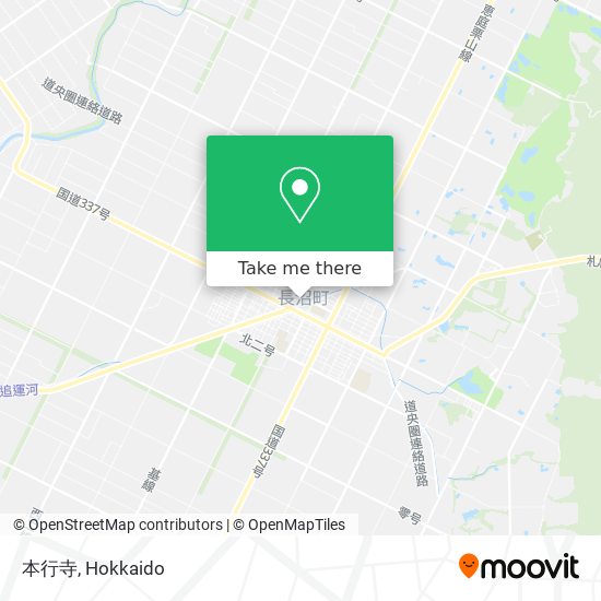 本行寺 map