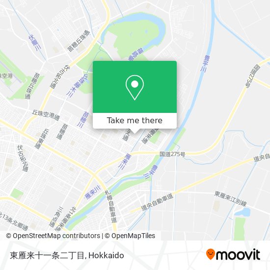 東雁来十一条二丁目 map