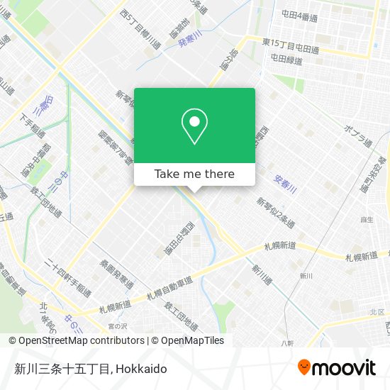 新川三条十五丁目 map