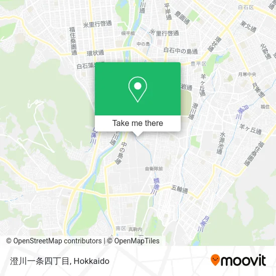 澄川一条四丁目 map