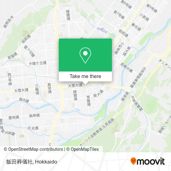 飯田葬儀社 map