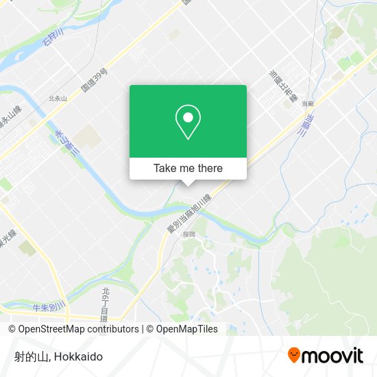 射的山 map