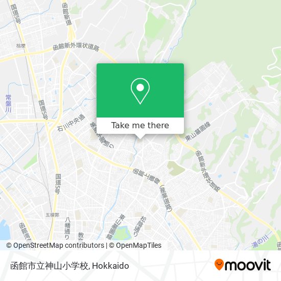 函館市立神山小学校 map