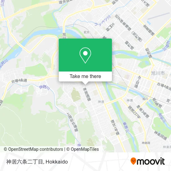 神居六条二丁目 map
