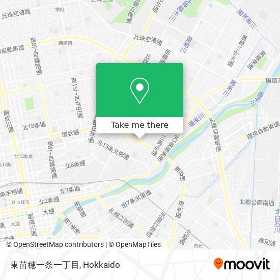 東苗穂一条一丁目 map