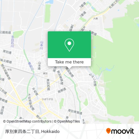 厚別東四条二丁目 map
