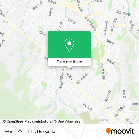 平岡一条二丁目 map