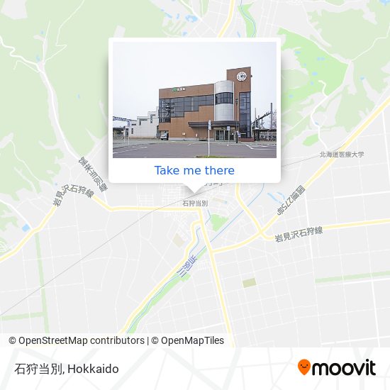 石狩当別 map
