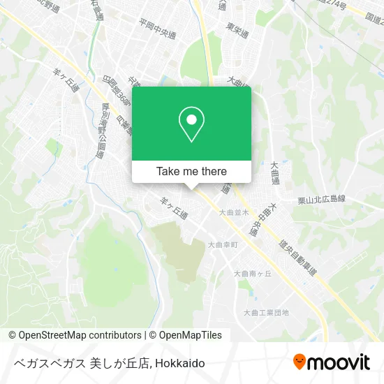 ベガスベガス 美しが丘店 map