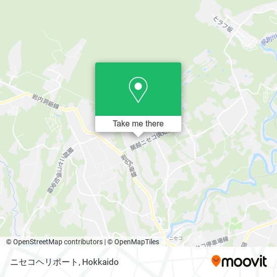 ニセコヘリポート map