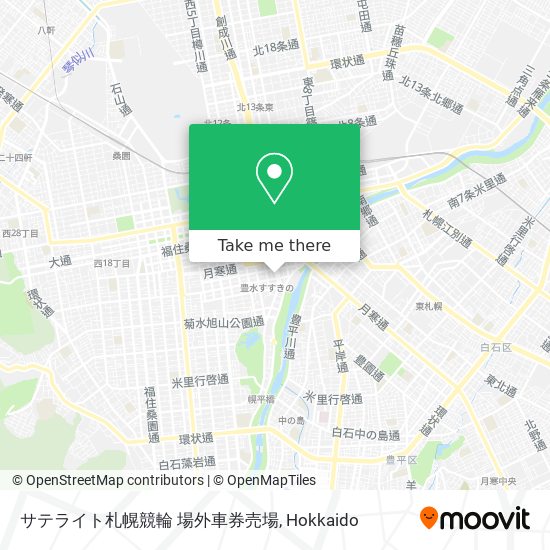 サテライト札幌競輪 場外車券売場 map