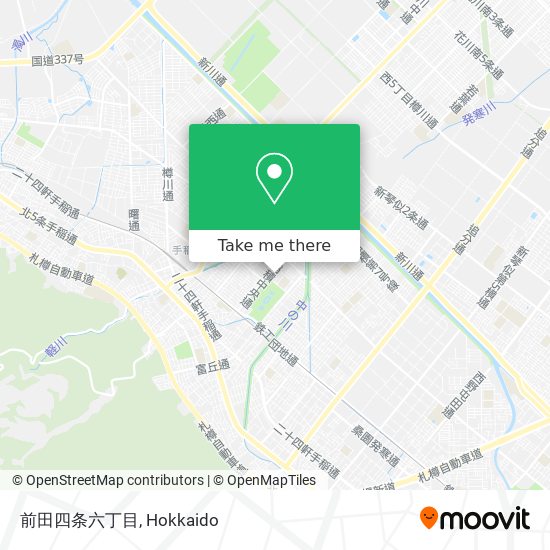 前田四条六丁目 map